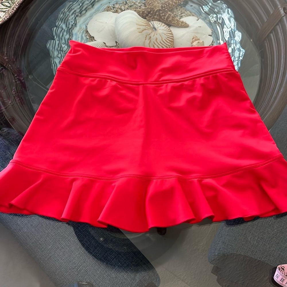 Tina + Jenna Ruffle Hem Pickleball Skort